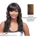 Rita Synthetic Wig,Streaked Blend Of Medium Brown, Strawberry Blonde, And Light Auburn