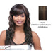 Rita Synthetic Wig,Medium Brown Base With Light Auburn Highlights