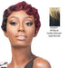 Iron Friendly Synthetic Wig_ Q Roberta,Off Black Base With Golden Blonde And Light Blonde Top