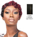 Iron Friendly Synthetic Wig_ Q Roberta,Off Black Base With Light Auburn Highlights