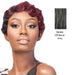 Iron Friendly Synthetic Wig_ Q Roberta,Two Tone Mix Of Off Black With 15% Grey Roots And Grey Tips