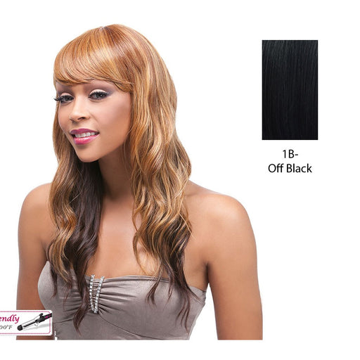 Futura Synthetic Quality Full Wig - Q-Silvia,Off Black
