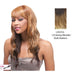 Futura Synthetic Quality Full Wig - Q-Silvia,Two Tone Frost Blende Of Dark Aurburn Over Honey Blonde Bottom