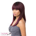 Slight Side Framed Cut Style With Heat Resistant Synthetic Wig - Raven,Ttp Mist Burg
