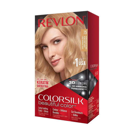 Revlon Colorsilk Beautiful Color Permanent Hair Color 75 Warm Golden Blonde