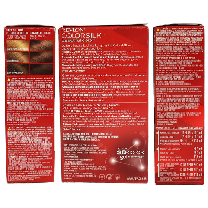 Revlon Colorsilk Beautiful Color Permanent Hair Color 47 Medium Rich Brown