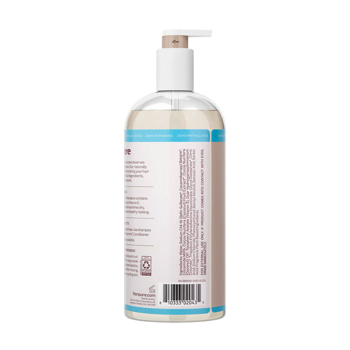 Renpure Coconut Cream and Vitamin E Nourishing Shampoo, 32 Oz.