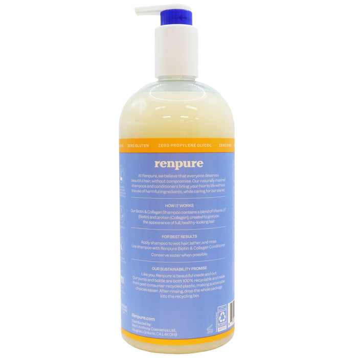 Renpure Biotin and Collagen Thickening Shampoo 32 Oz.