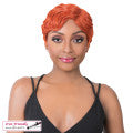 Premium Synthetic Iron Friendly Wig River Wave,Copper Orange