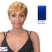 Premium Synthetic Iron Friendly Wig - River Wave,Royal Blue