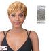 Premium Synthetic Iron Friendly Wig - River Wave,White Grey