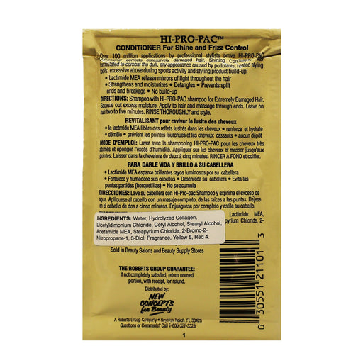 Hi Pro Pac Conditioner Shine and Frizz 1 Oz.