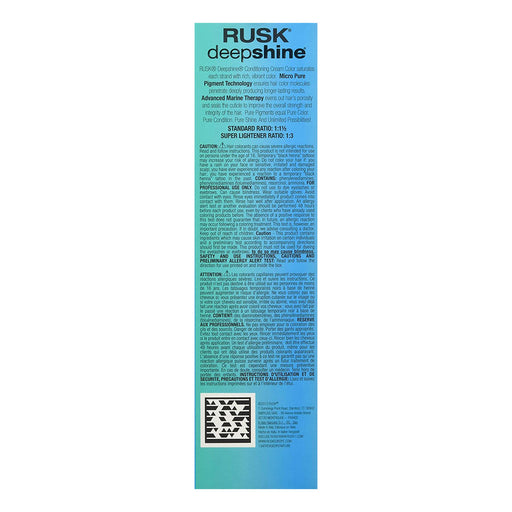Rusk Deepshine Pure Pigments Hair Color 6.4C Brilliant Copper,3.4 Oz.