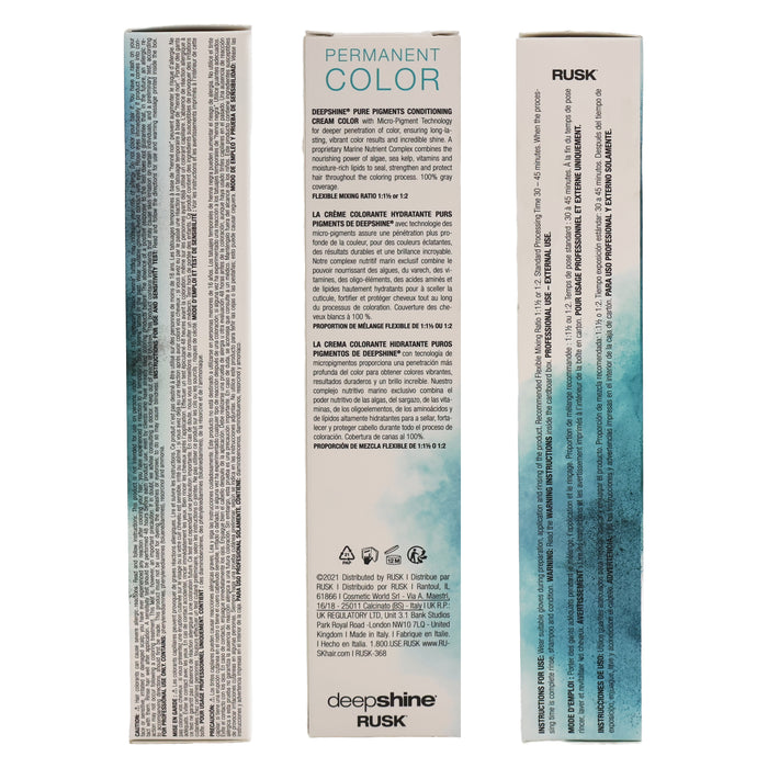 Rusk Deepshine Pure Pigments Hair Color 5.003NW Light Brown, 3.4 Oz.