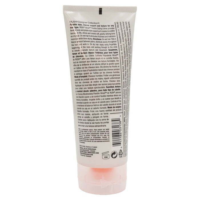 Rusk Design Wired Flexible Styling Creme, 6 Oz.