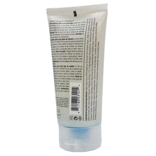 Rusk Design Jel FX Firm Hold Styling Gel, 5.3 Oz.