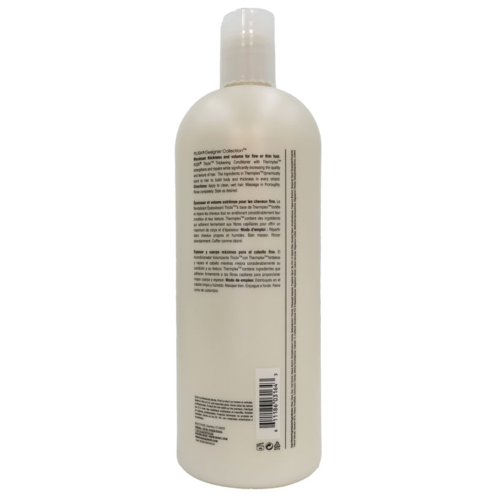 Rusk Design THICKR Thickening Conditioner, 33.8 Oz.