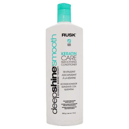 Rusk Deepshine Smooth Keratin Care Conditioner, 12 Oz.