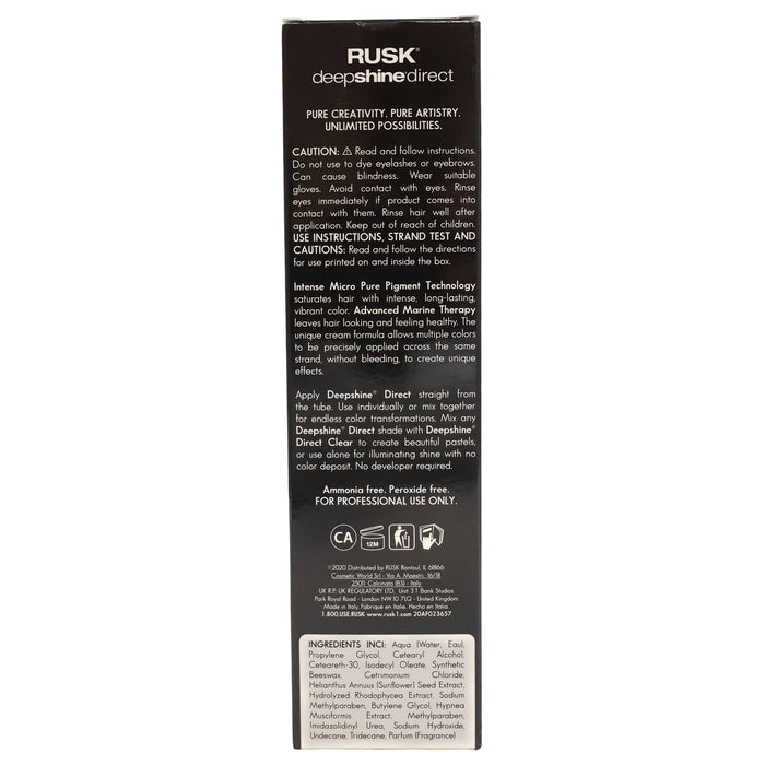 Rusk Deepshine Direct Hair Color Purple, 3.4 Oz.