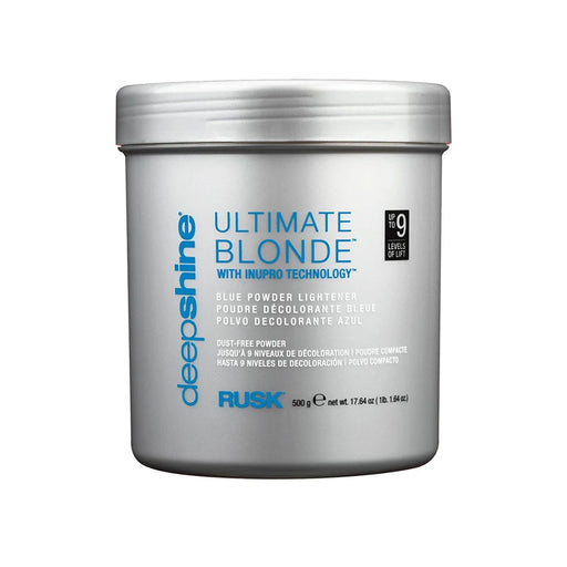 Rusk Lightener Blue Powder Ultimate Blonde,17.64 Oz.