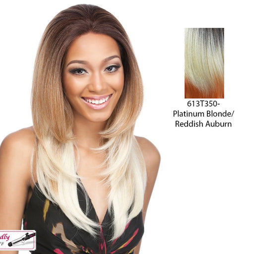 Remi Touch Rt11 Lace Front Wig,Platinum Blonde Tipped With Dark Strawberry Blonde
