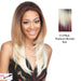 Remi Touch Rt11 Lace Front Wig,Medium Brown Roots On A Platinum Blonde Base Tipped With Bright Red