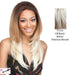Remi Touch Rt11 Lace Front Wig,Off Black Roots With White In The Middle And Platnium Blonde Ends