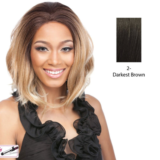 Remi Touch Rt7 Lace Front Wig Final,Darkest Brown