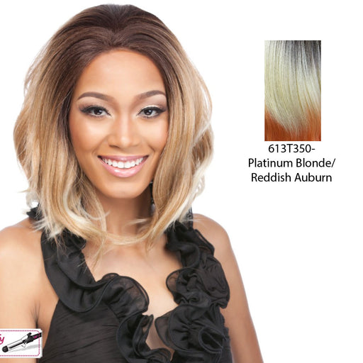 Remi Touch Rt7 Lace Front Wig Final,Platinum Blonde Tipped With Dark Strawberry Blonde