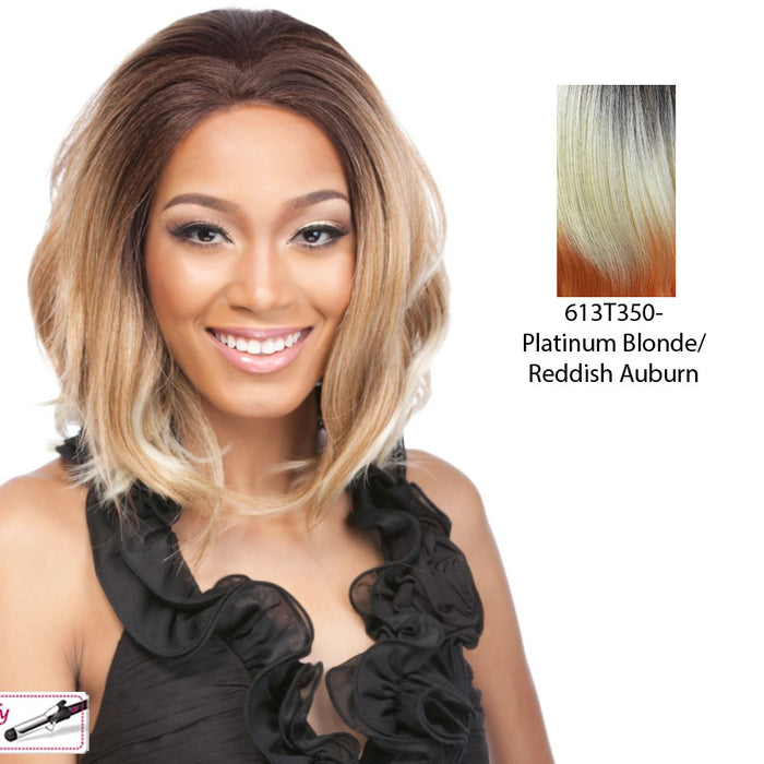 Remi Touch Rt7 Lace Front Wig Final,Platinum Blonde Tipped With Dark Strawberry Blonde