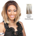 Remi Touch Rt7 Lace Front Wig Final,Off Black Roots With White In The Middle And Platnium Blonde Ends