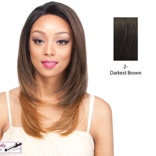 Remi Touch Rt9 Lace Front Wig,Darkest Brown