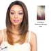 Remi Touch Rt9 Lace Front Wig,Medium Brown Roots On A Platinum Blonde Base Tipped With Bright Red