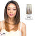 Remi Touch Rt9 Lace Front Wig,Off Black Roots With White In The Middle And Platnium Blonde Ends