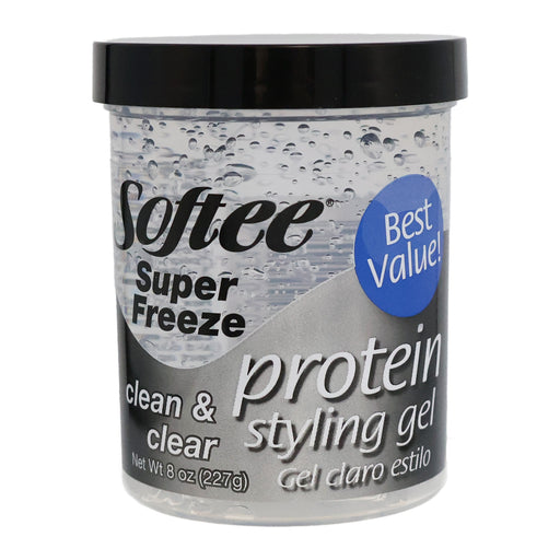 Softee Protein Styling Gel Super Freeze, 8 Oz.