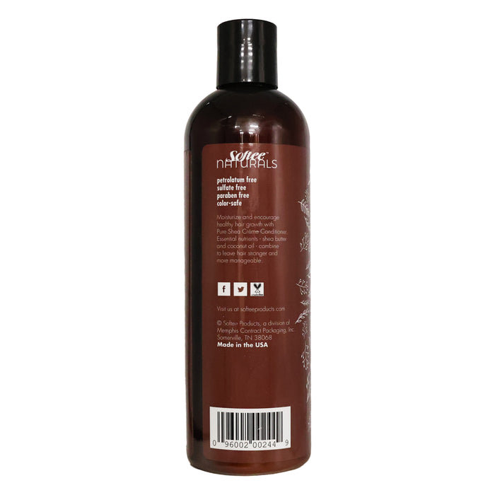 Softee Naturals Pure Shea Creme Conditioner, 12 Oz.