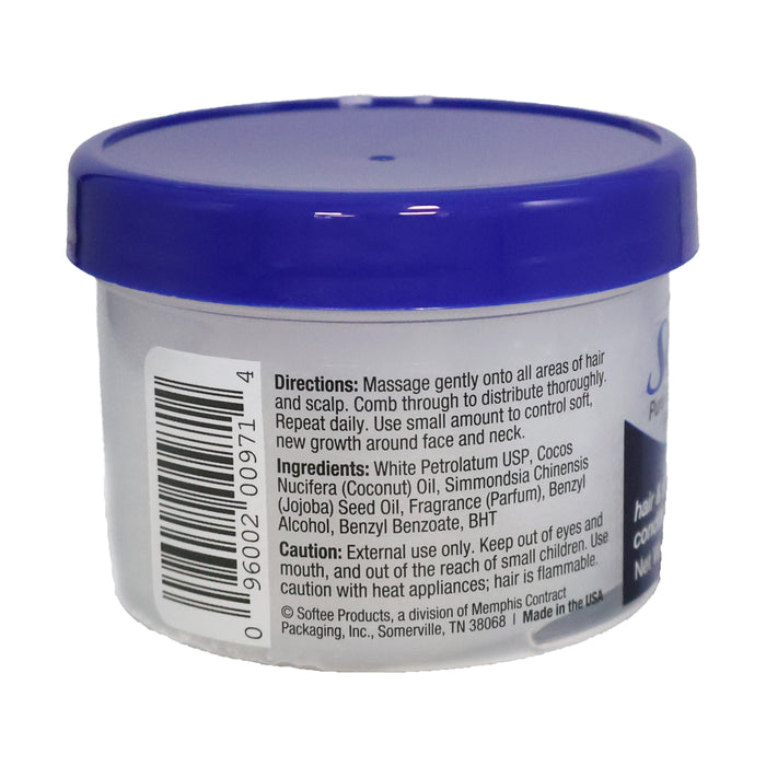 Softee Hair and Scalp Conditioner Coconut Oil, 3 Oz.