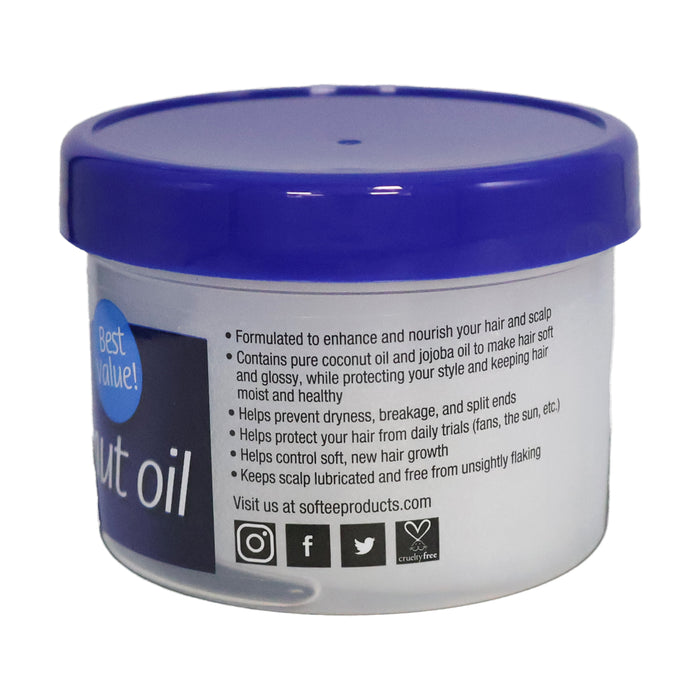 Softee Hair and Scalp Conditioner Coconut Oil, 3 Oz.