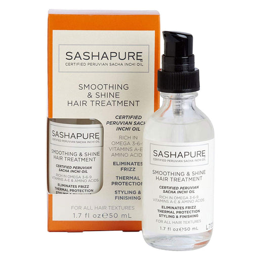 Sashapure Hair Treatment, Smoothing Shine 1.7 Oz
