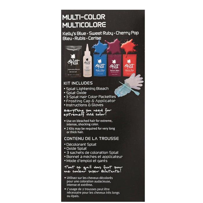 Splat Rebellious Colors Streaking Kit MultiColor