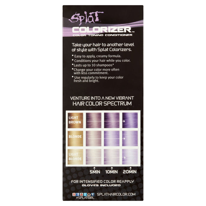 Splat Colorizer Color Toning Conditioner, Violet Vixen, 6 Oz.