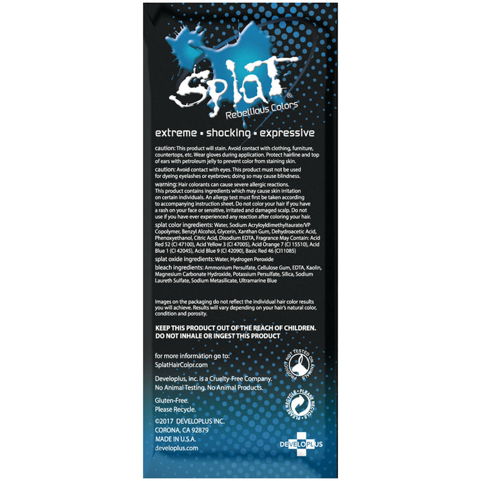 Splat Rebellious Colors Complete Kit, Ocean Ombre 2 Colors, Turquoise Reef, Blue Crush