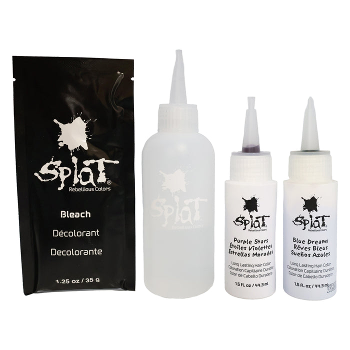 Splat Rebellious Colors Complete Kit, Ombre Dream 2 Colors, Purple Stars Blue Dreams