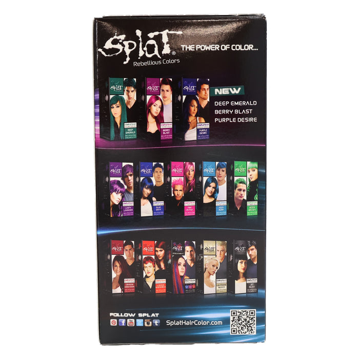 Splat Rebellious Colors Complete Kit Jet Black