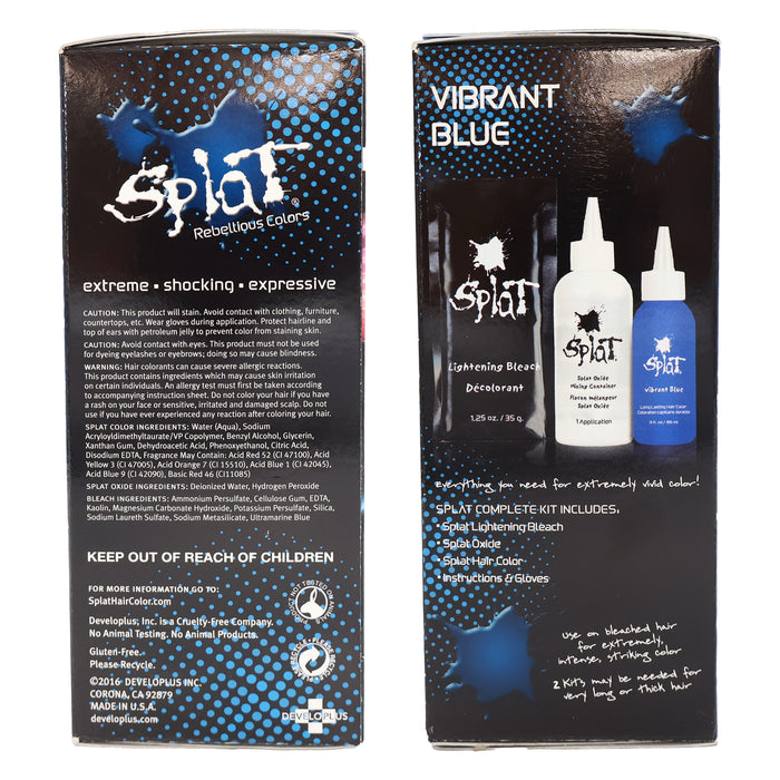 Splat Rebellious Color Kit Vibrant Blue