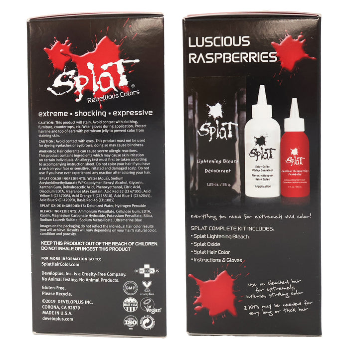 Rebellious Colors Complete Hair Color Kit Luscious Raspberries