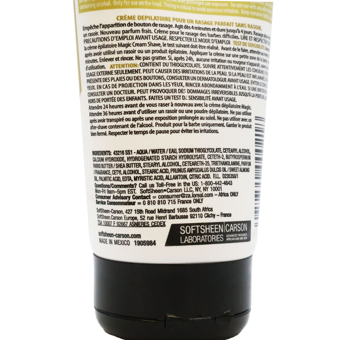 Magic Razorless Cream Shave Bald Head 6 Oz.