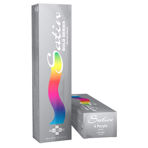 Satin Bold Series Hair Color 4 Purple,3 Oz.