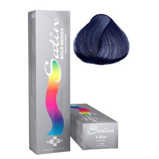 Satin Bold Series Hair Color 4 Dark Blue,3 Oz.