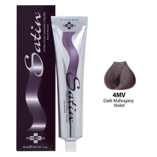 Satin Dark Mahogany Violet Hair Color 4Mv 3 Oz